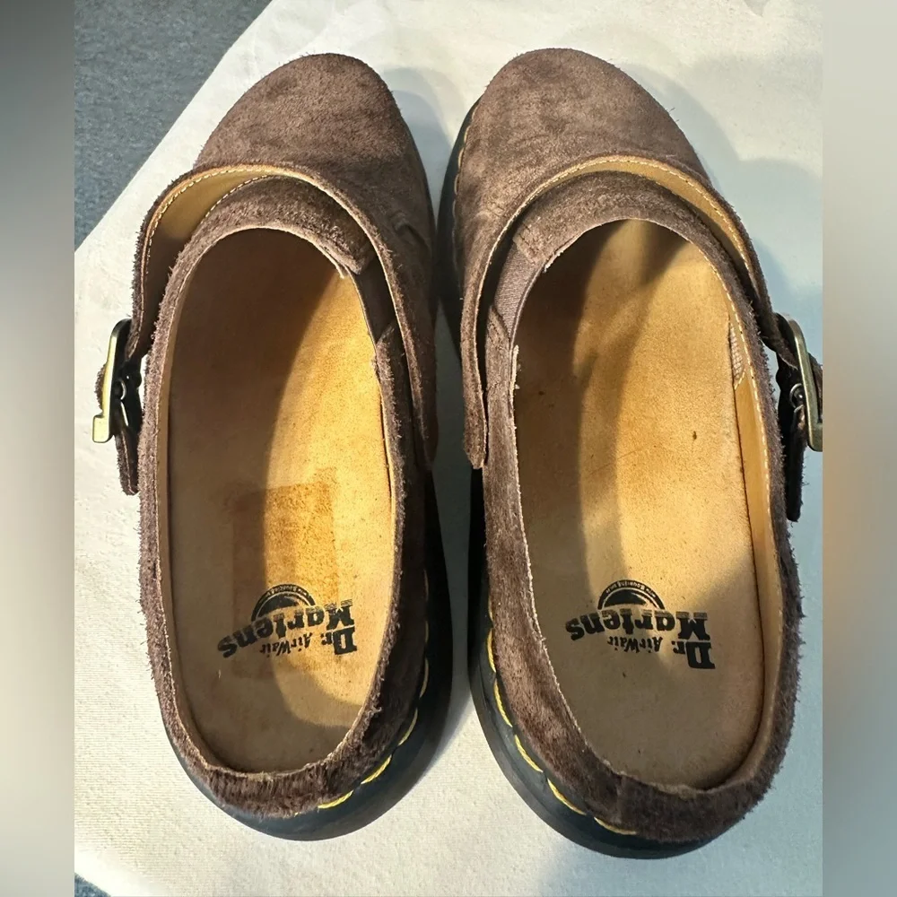 Dr Marten’s Men’s Isham Desert Oasis Suede Mules Sz 9 Like New